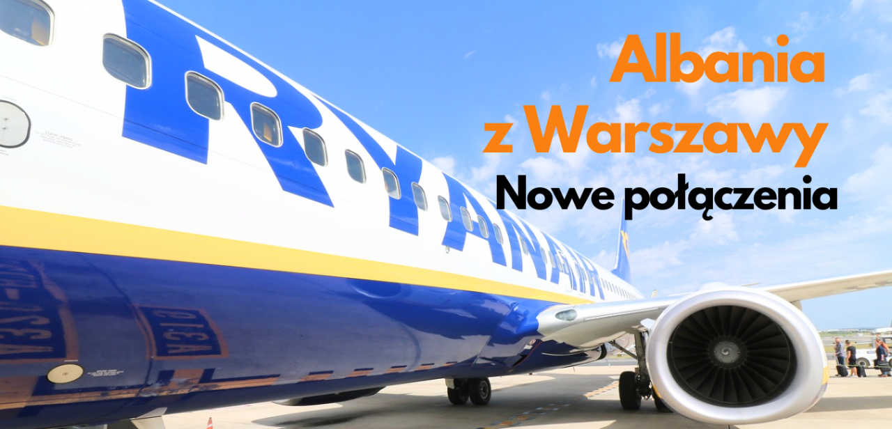 Ryanair loty do Albanii z Warszawy