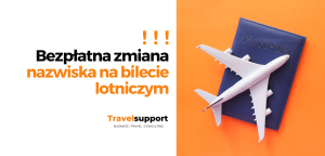 Bezpłatna zmiana nazwiska na bilecie lotniczym